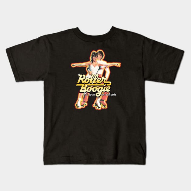 Roller Boogie Kids T-Shirt by Chewbaccadoll